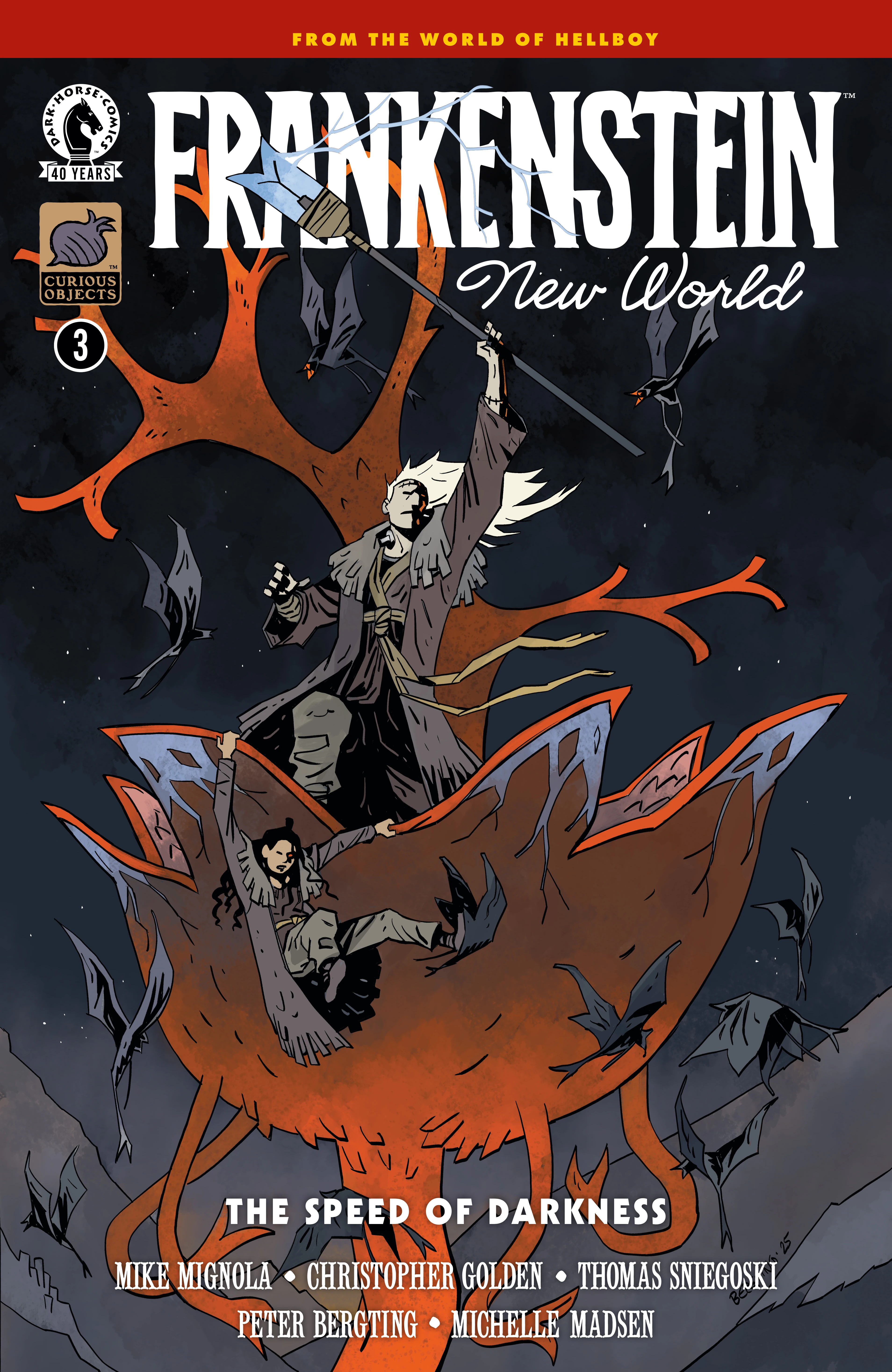 Frankenstein: New World--The Speed of Darkness #3 (Dark Horse, 2026 — Cover A) cover